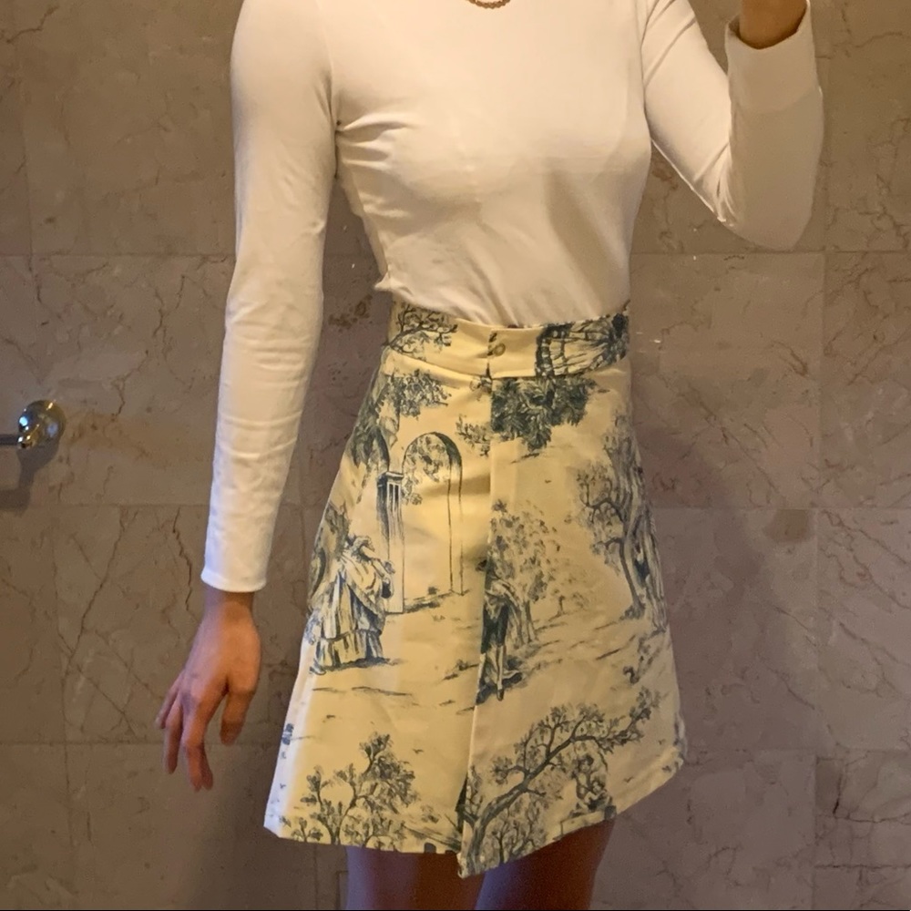 Tolie de Jouy Skirt - Handmade from UK / The Epoch - Picture 2 of 3